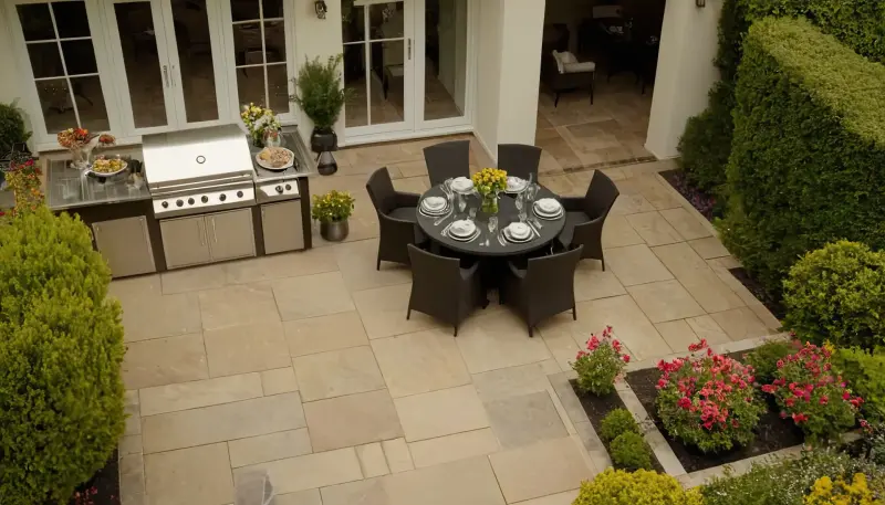 Porcelain Patio And Path Laying Newcastle-under-Lyme, Cheshire, Staffordshire