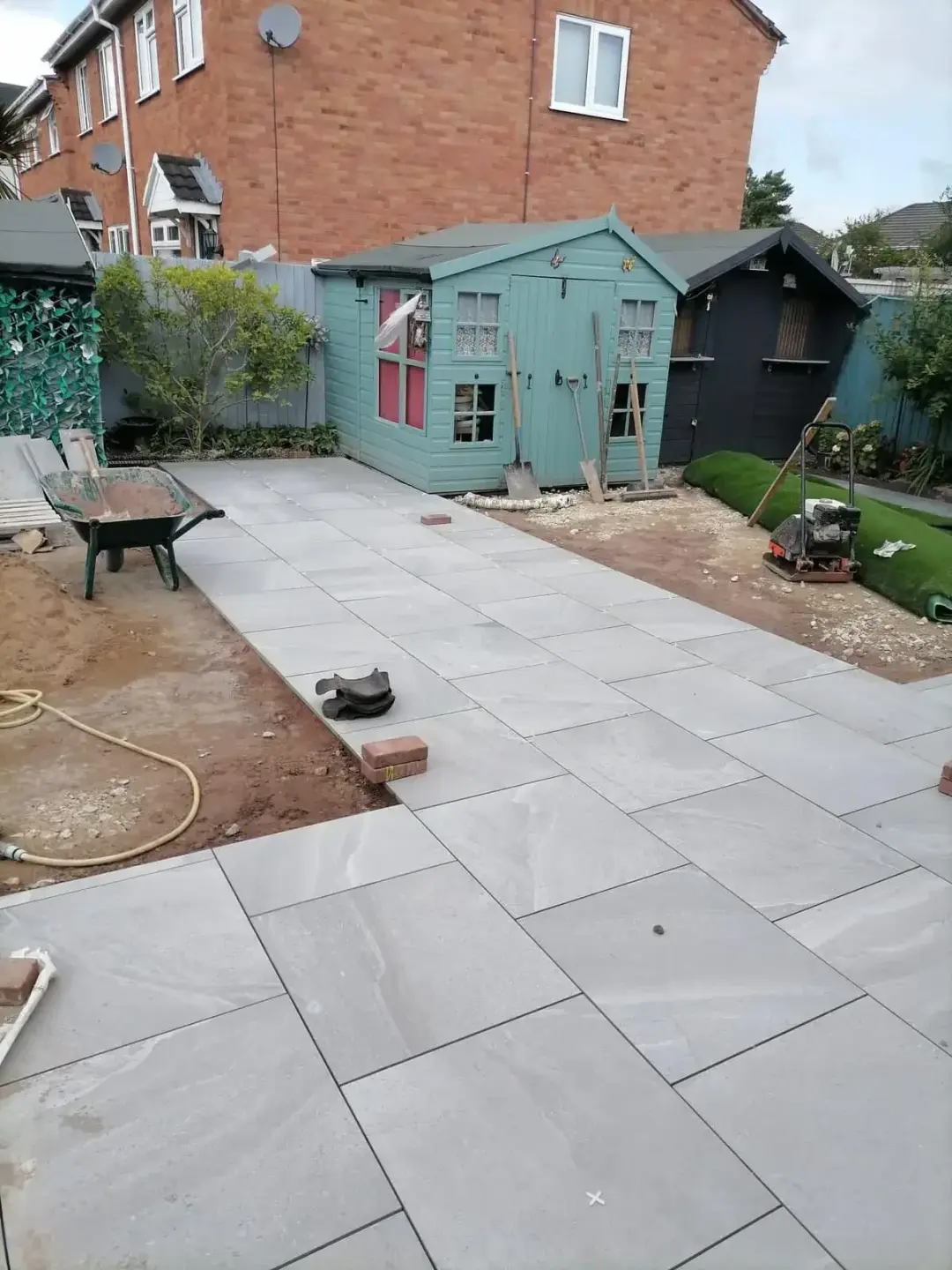 patio installation sandbach