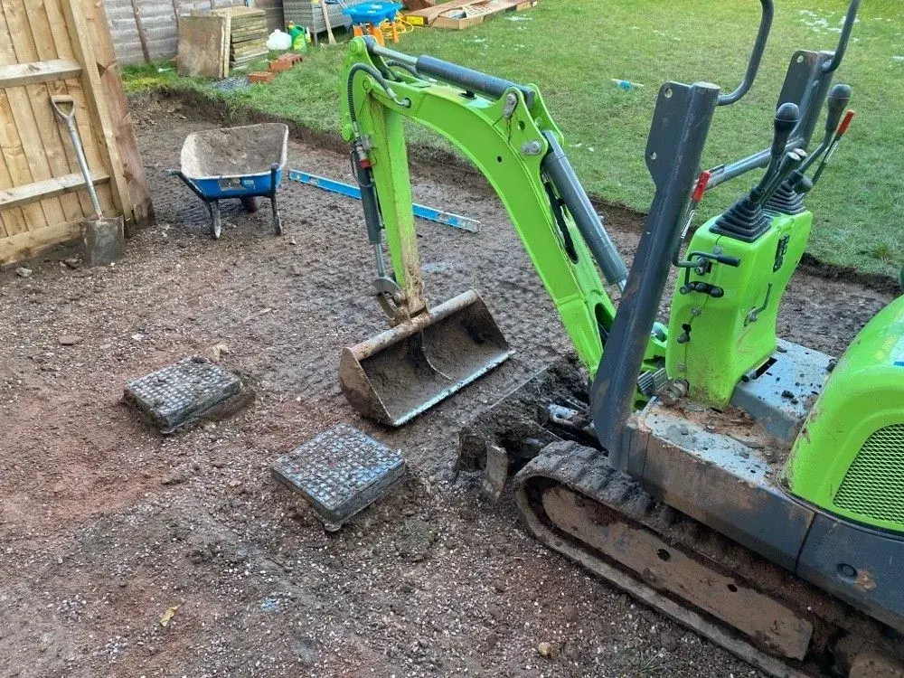 digger landscaping